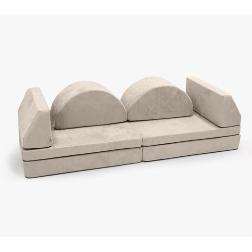 Potterybarn Foamnasium Blocksy + Play Couch, Performance Faux Suede