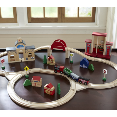 Potterybarn Wooden Train Set