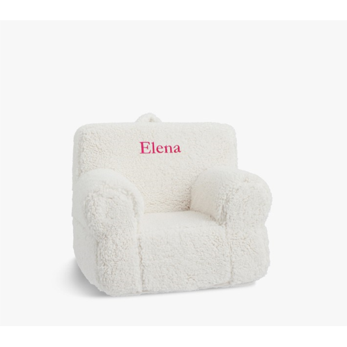 Potterybarn My First Cream Sherpa Anywhere Chair