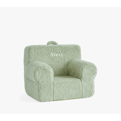 Potterybarn My First Anywhere Chair, Sage Cozy Sherpa