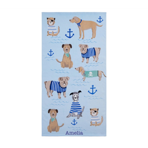 Potterybarn Salty Dog Kid Beach Towel UPF 50