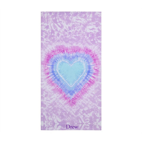 Potterybarn Tie-Dye Heart Kid Beach Towel? UPF 50