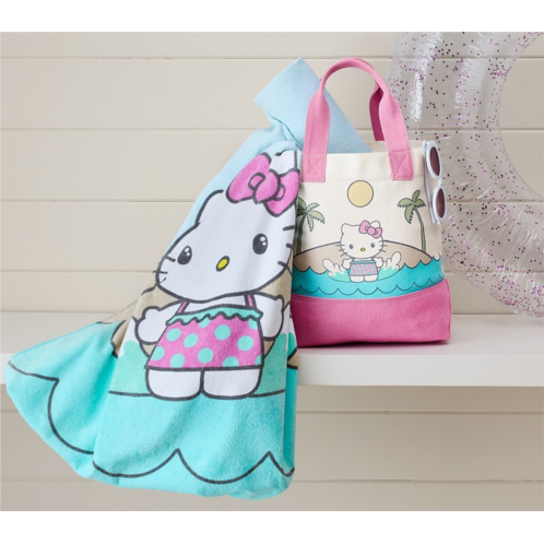 Potterybarn Hello Kitty Tote & Towel Set