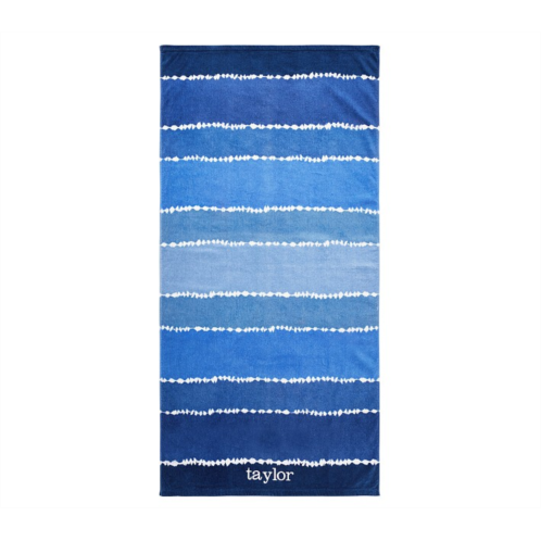 Potterybarn Tie-Dye Stripe Kid Beach Towel UPF 50