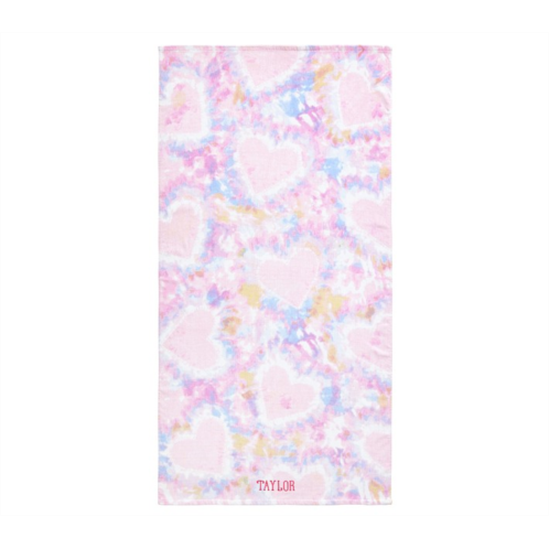 Potterybarn Heart Tie-Dye Kid Beach Towel UPF 50
