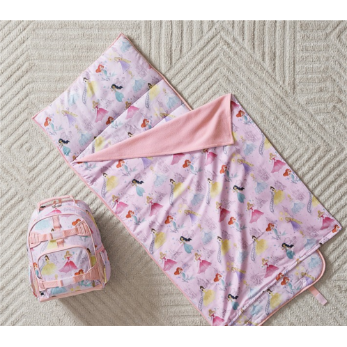 Potterybarn Mackenzie Disney Princess Castle Shimmer Backpack and Nap Mat Bundle, Set of 2
