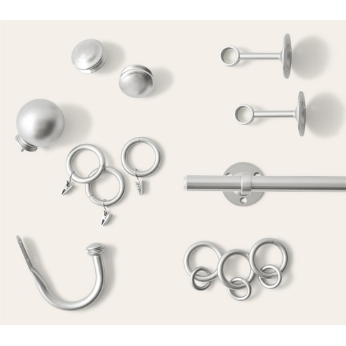 Potterybarn Nickel Curtain Hardware Collection