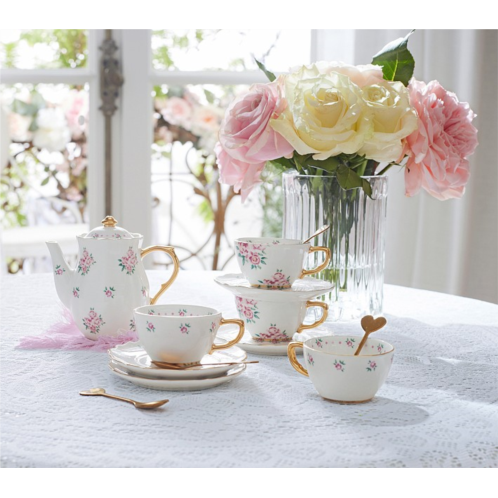 Potterybarn LoveShackFancy Floral Tea Party Set