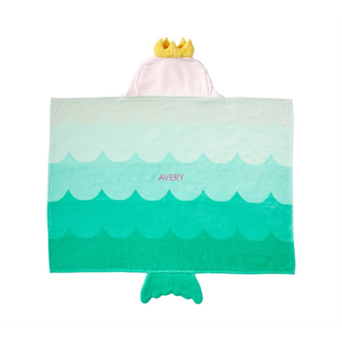 Potterybarn Mermaid Baby Beach Hooded Towel