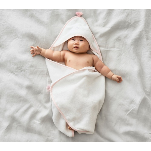 Potterybarn Tassel Organic Baby Hooded Towel & Washcloth