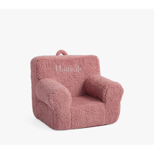 Potterybarn My First Anywhere Chair, Pink Berry Cozy Sherpa