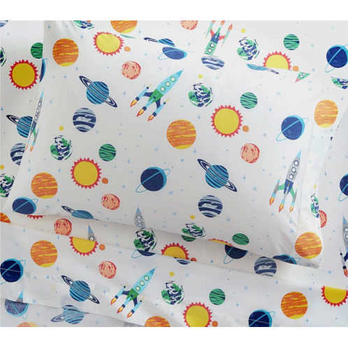 Potterybarn Solar System Glow-in-the-Dark Sheet Set & Pillowcases