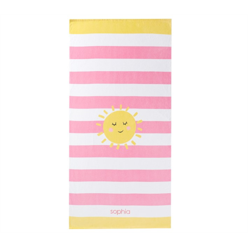 Potterybarn Sunshine Stripe Beach Towel