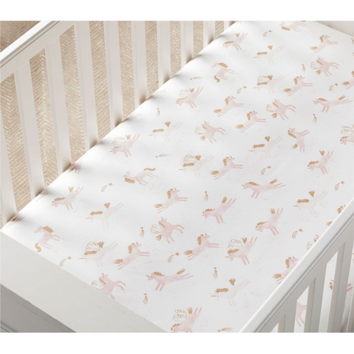 Potterybarn Mila Metallic Crib Sheets