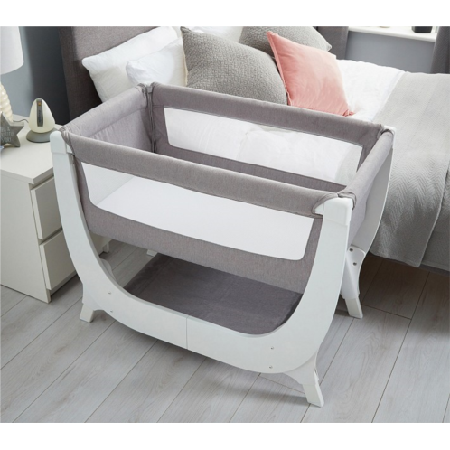 Potterybarn BEABA by Shnuggle Convertible Air Bedside Sleeper Bassinet