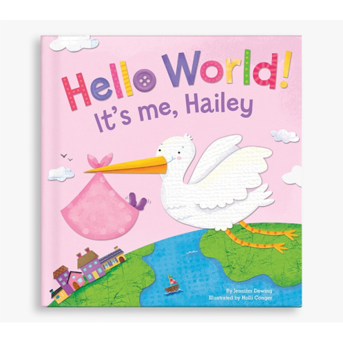 Potterybarn Girl Hello World Personalized Book