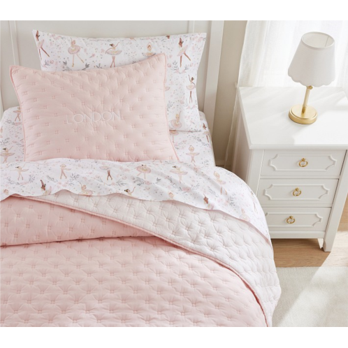 Potterybarn Square Stitch Quilt & Shams