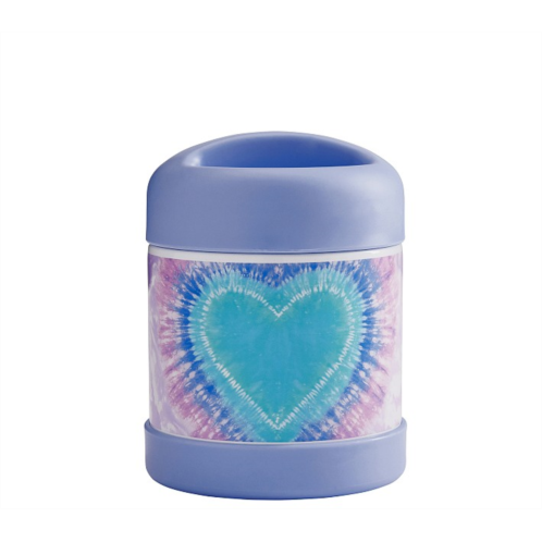 Potterybarn Mackenzie Lavender Heart Tie-Dye Hot/Cold Container
