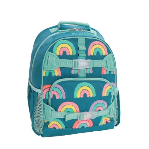 Potterybarn Mackenzie Turquoise Rainbows Chenille Backpacks