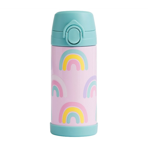 Potterybarn Mackenzie Pink Rainbows Water Bottle