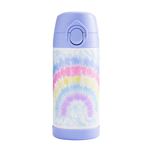 Potterybarn Mackenzie Aqua Rainbow Bright Tie-Dye Water Bottles