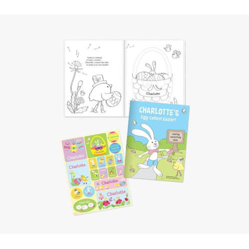 Potterybarn Easter Egg-Cellent Coloring Book and Sticker Gift Set