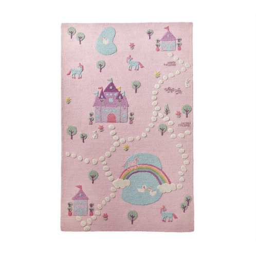 Potterybarn 3-D Activity Unicorn Castle Play Rug