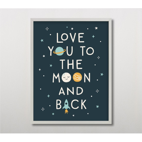 Potterybarn Minted Moon and Back Wall Art by Annie Holmquist