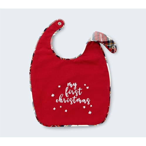 Potterybarn My First Christmas Baby Bib