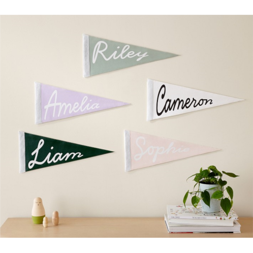 Potterybarn Personalized Script Pennant Flag