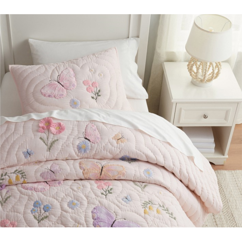 Potterybarn Wildflower Butterfly Quilt & Shams