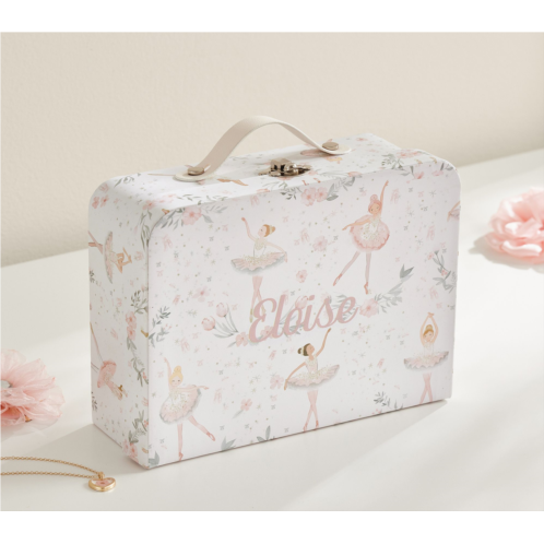 Potterybarn Heart Printed Travel Jewelry Case
