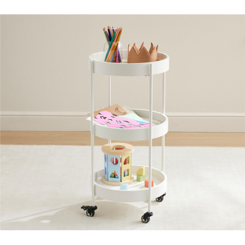 Potterybarn Round Storage Cart