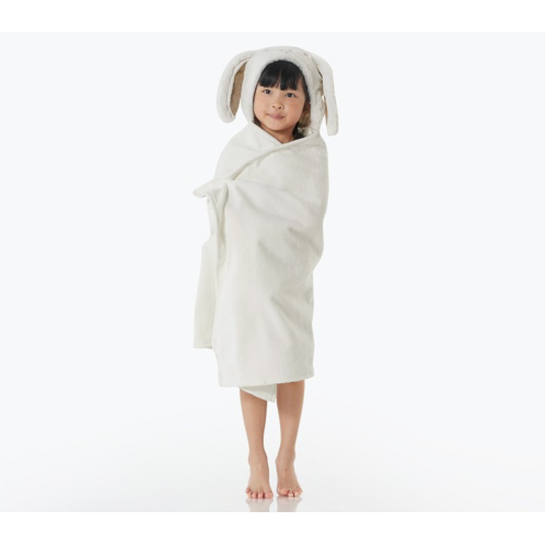 Potterybarn Faux-Fur Bunny Kid Hooded Towel