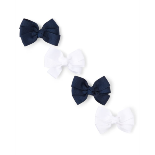 Childrensplace Girls Bow Hair Clip 4-Pack