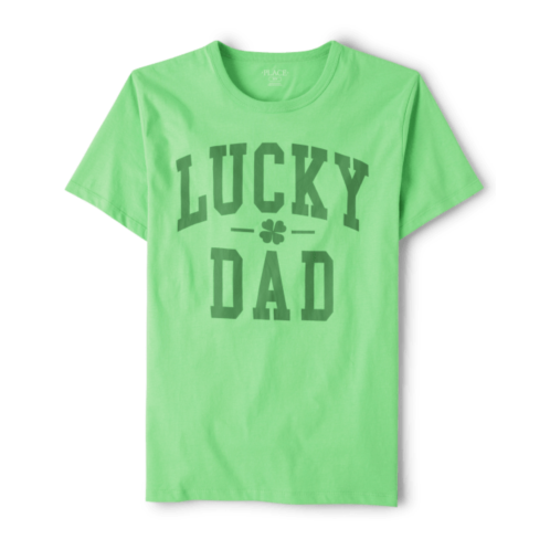 Childrensplace Mens Matching Family Lucky Dad Graphic Tee