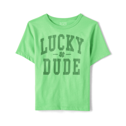 Childrensplace Baby And Toddler Boys Matching Family Lucky Dude Graphic Tee