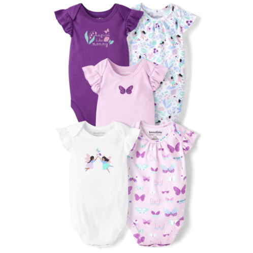 Childrensplace Baby Girls Fairy Bodysuit 5-Pack