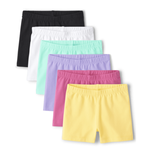Childrensplace Girls Cartwheel Shorts 6-Pack