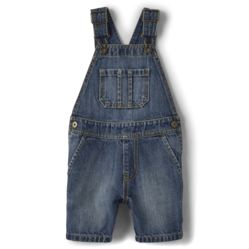 Childrensplace Baby And Toddler Boys Rigid Denim Overalls