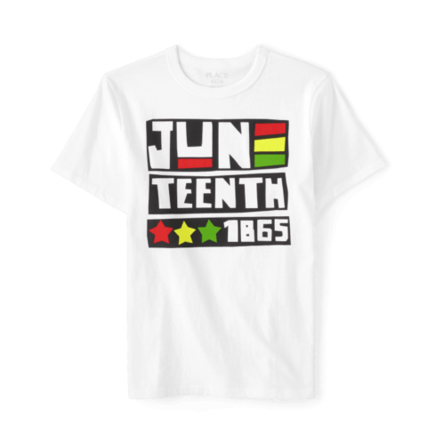 Childrensplace Unisex Kids Matching Family Juneteenth Graphic Tee