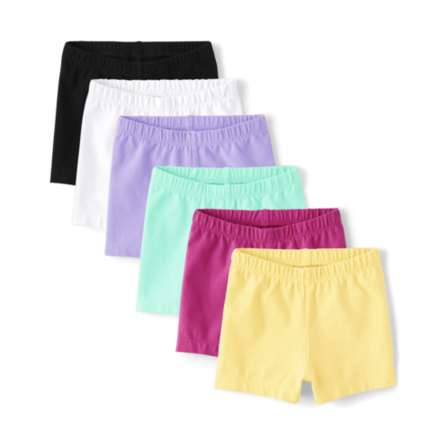 Childrensplace Toddler Girls Cartwheel Shorts 6-Pack