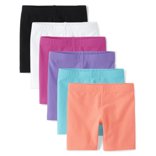 Childrensplace Toddler Girls Bike Shorts 6-Pack