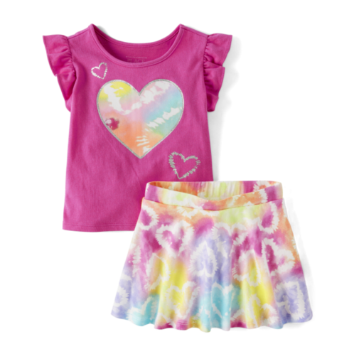 Childrensplace Toddler Girls Heart 2-Piece Outfit Set