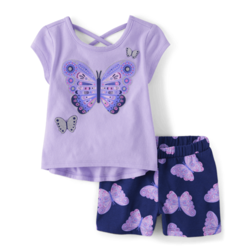 Childrensplace Toddler Girls Butterfly 2-Piece Outfit Set