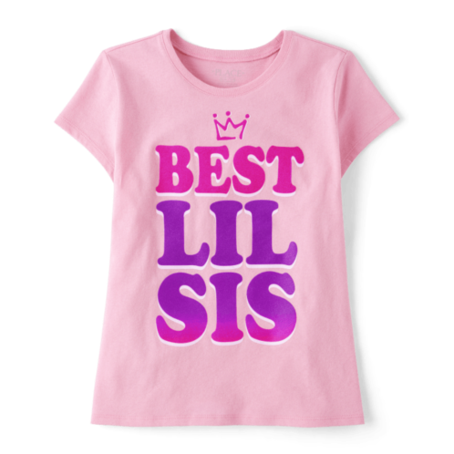 Childrensplace Girls Lil Sis Graphic Tee