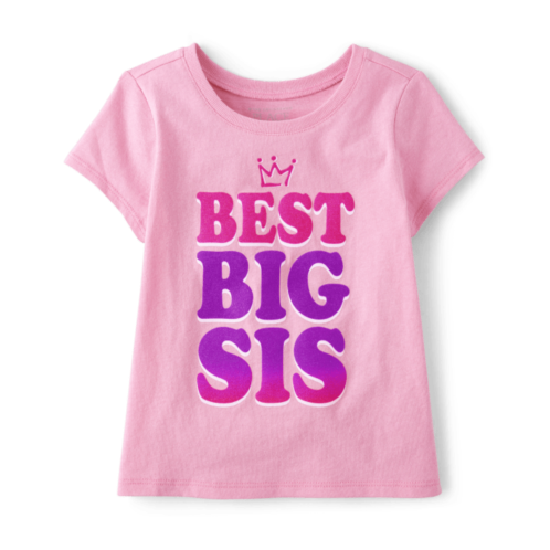 Childrensplace Baby And Toddler Girls Big Sis Graphic Tee