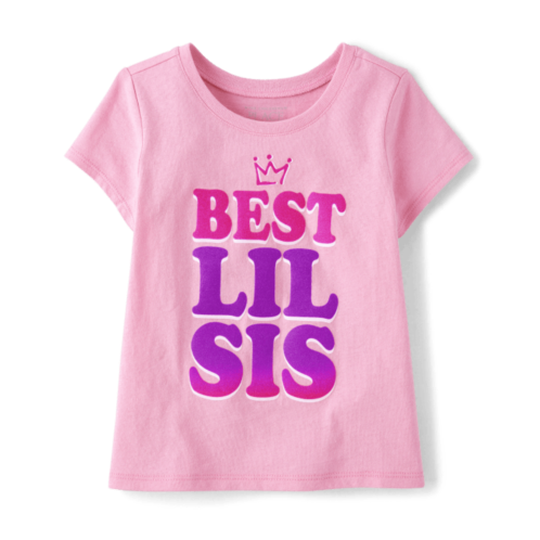 Childrensplace Baby And Toddler Girls Lil Sis Graphic Tee