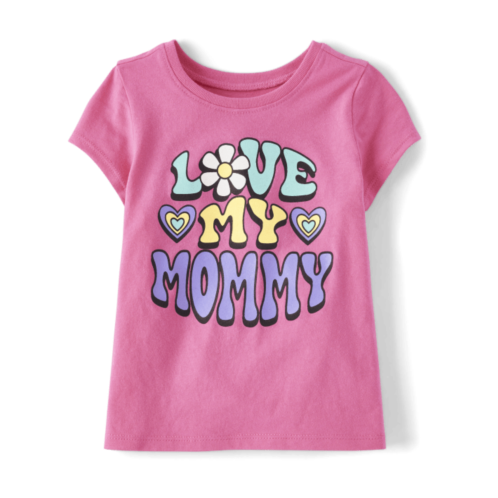 Childrensplace Baby And Toddler Girls Love My Mommy Graphic Tee