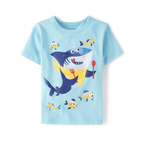 Childrensplace Baby And Toddler Boys Hungry Shark Graphic Tee